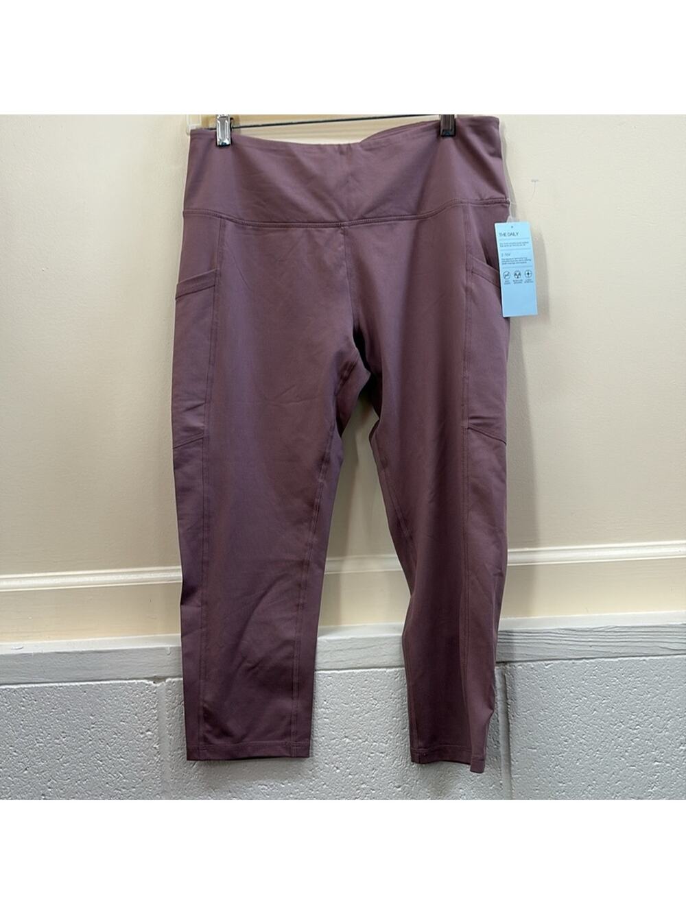 Z by Zella Mauve women’s large high waist crop Sports leggings